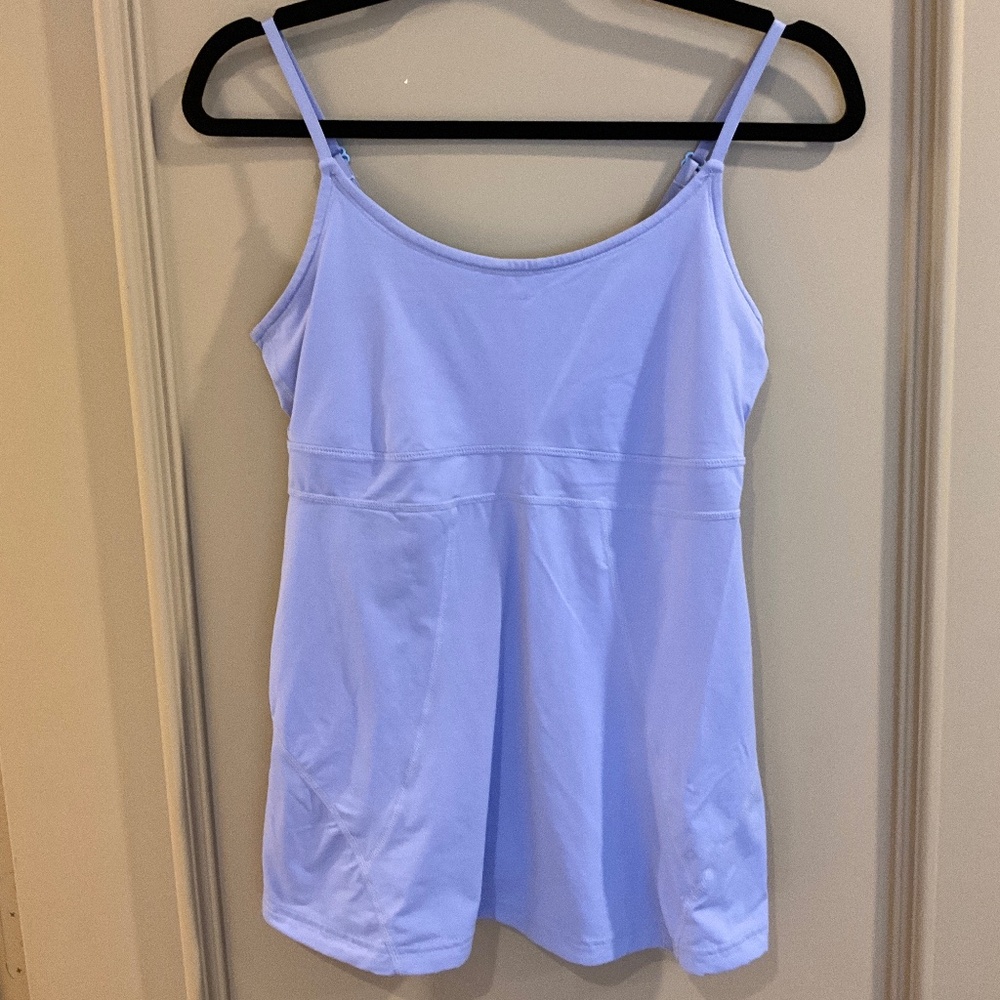 GAP FIT Running Athletic Yoga Tank Top Lavender Purple Adjustable Straps Small S